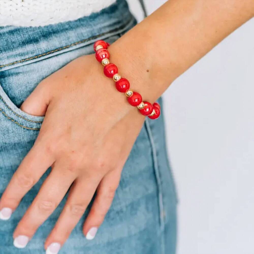 NEW INSPIRE DESIGNS betsy ross bracelet in red
